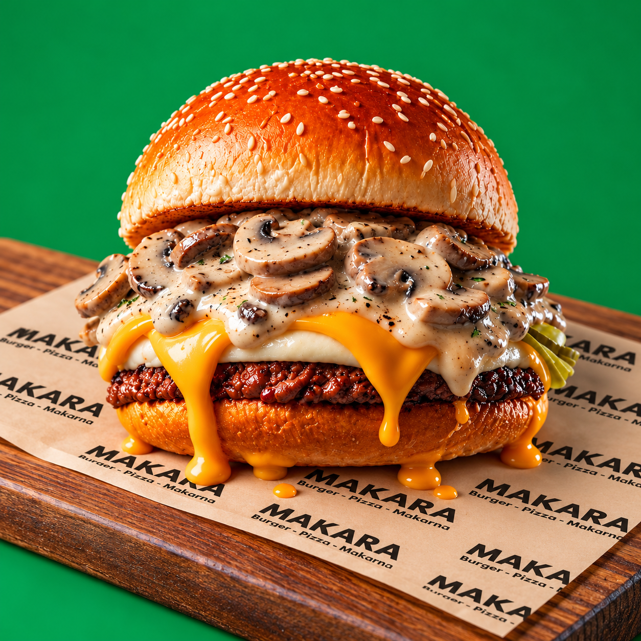 mushroom burger 260 Gr 