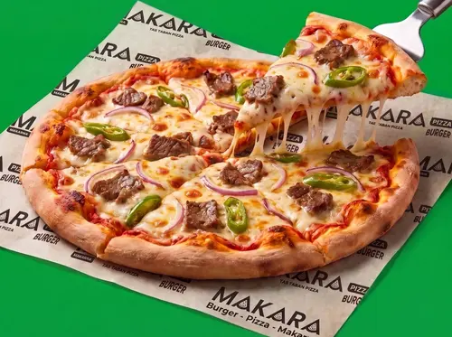 Kavurmalı Pizza (Orta Boy)